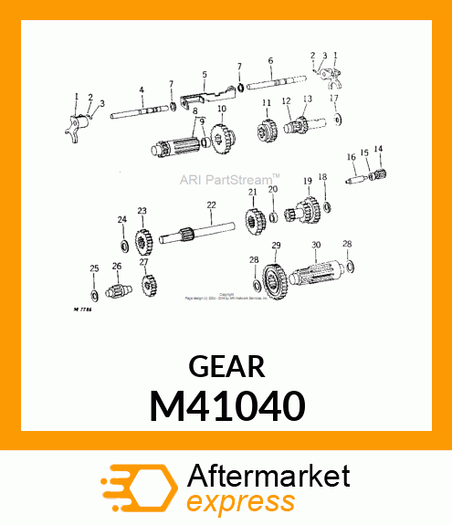 Pinion Shaft M41040