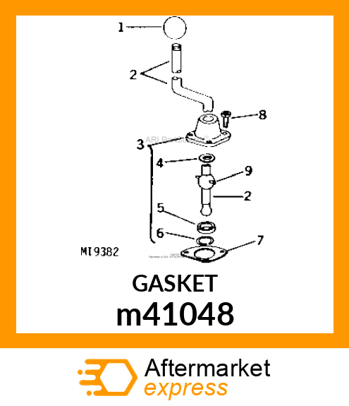 GASKET, SHIFT LEVER HOUSING m41048