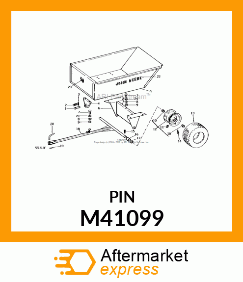 Pin Fastener - PIN, HITCH M41099