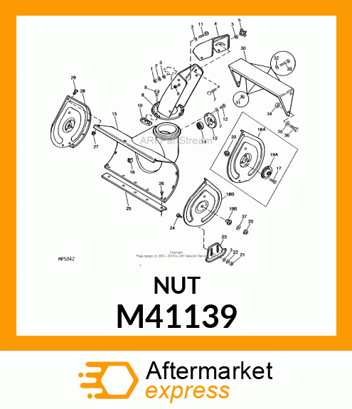 NUT M41139