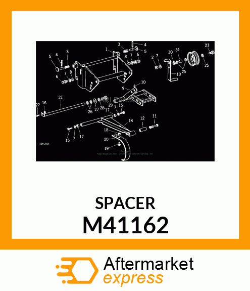 SPACER, TUBE M41162