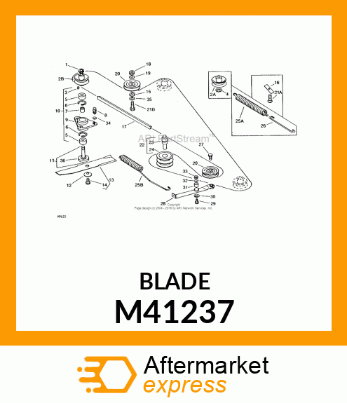 BLADE, CUTTING (38") M41237