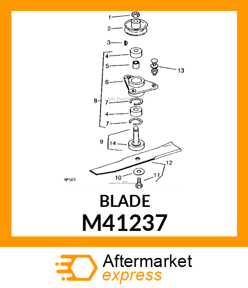 BLADE, CUTTING (38") M41237