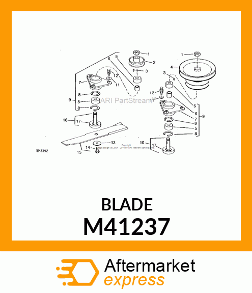 BLADE, CUTTING (38") M41237