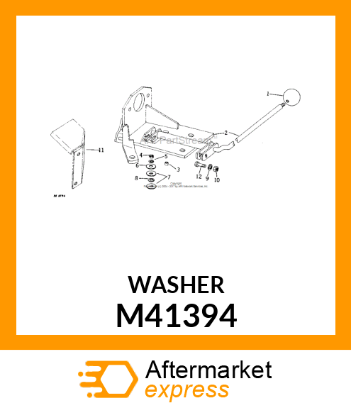 WASHER, FIBER M41394