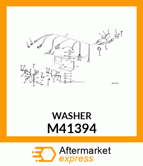 WASHER, FIBER M41394