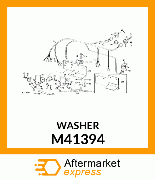 WASHER, FIBER M41394