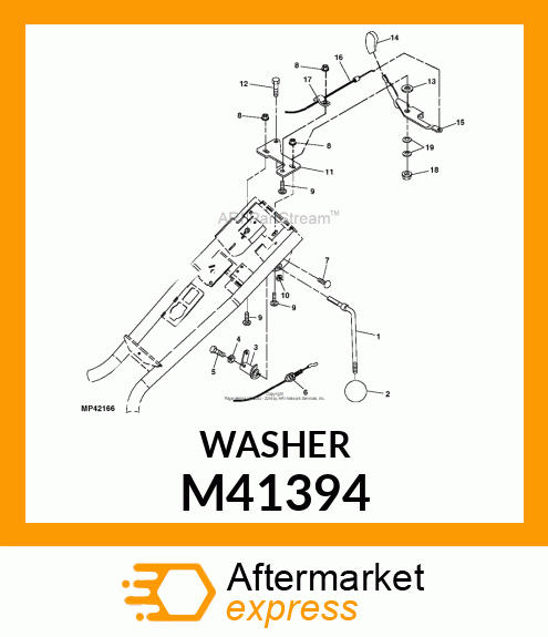 WASHER, FIBER M41394