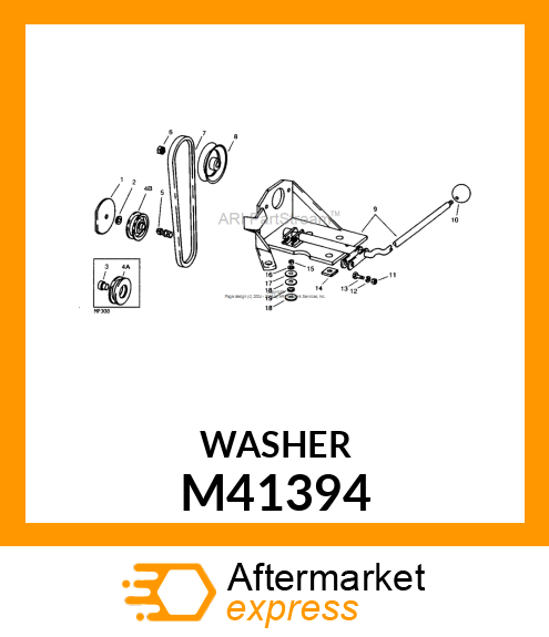 WASHER, FIBER M41394