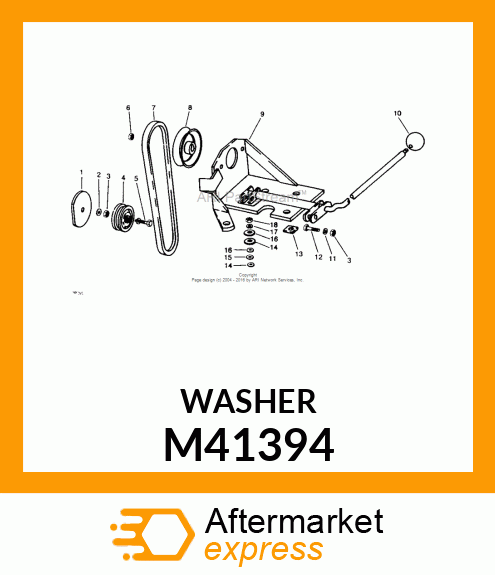 WASHER, FIBER M41394