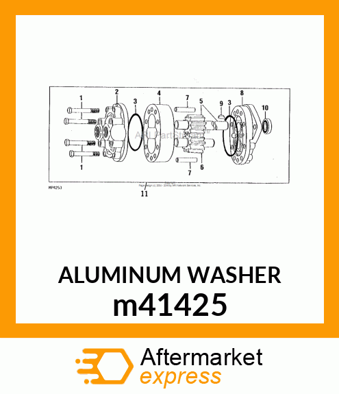 ALUMINUM WASHER m41425