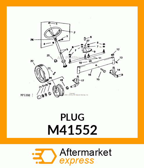 CAP, HUB M41552