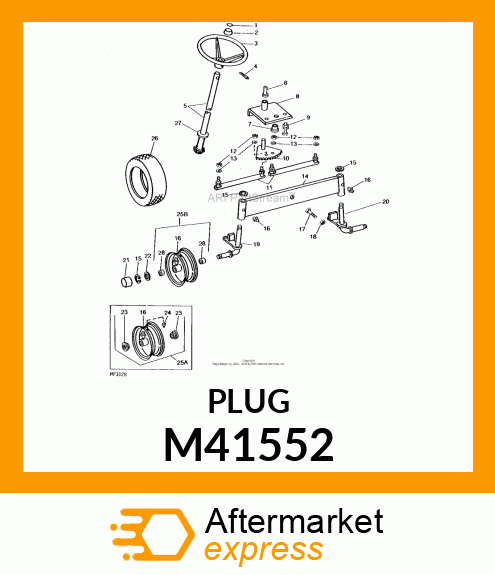 CAP, HUB M41552