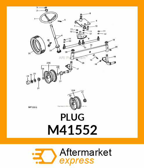 CAP, HUB M41552