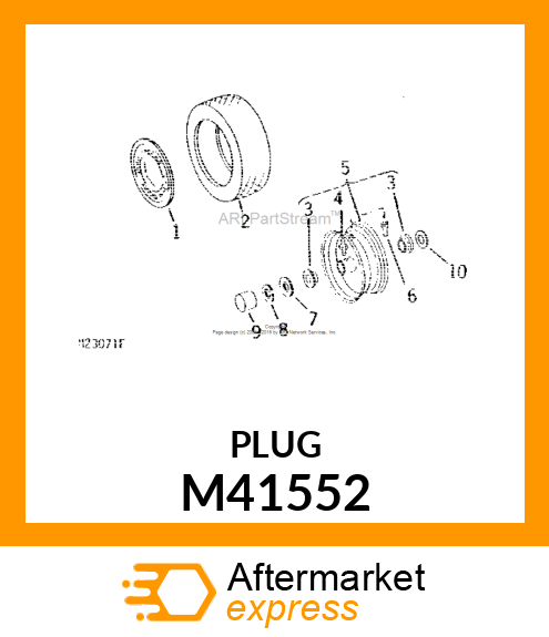 CAP, HUB M41552