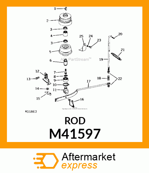 Hook Bolt - LINK, CLUTCH M41597