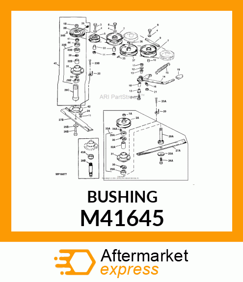 BUSHING, JACKSHEAVE PIVOT M41645