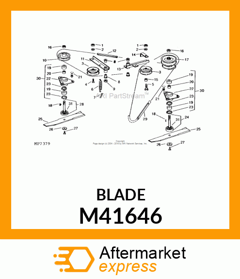 BLADE, CUTTING M41646