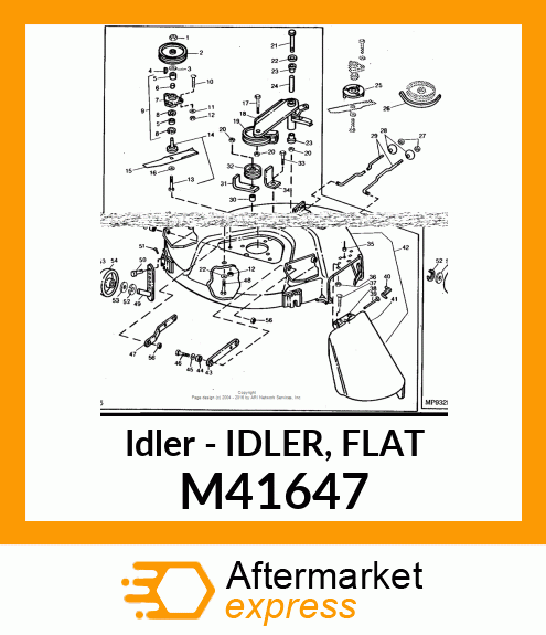 Idler - IDLER, FLAT M41647