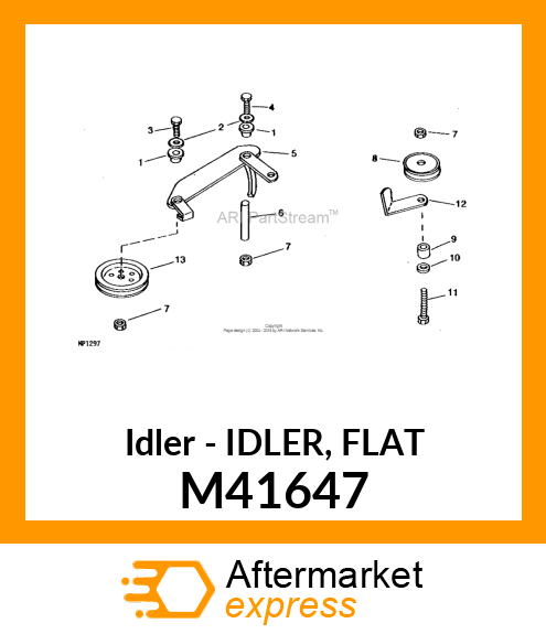 Idler - IDLER, FLAT M41647