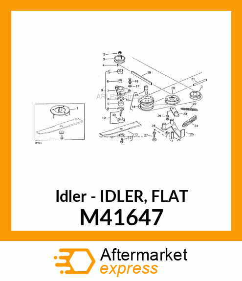 Idler - IDLER, FLAT M41647