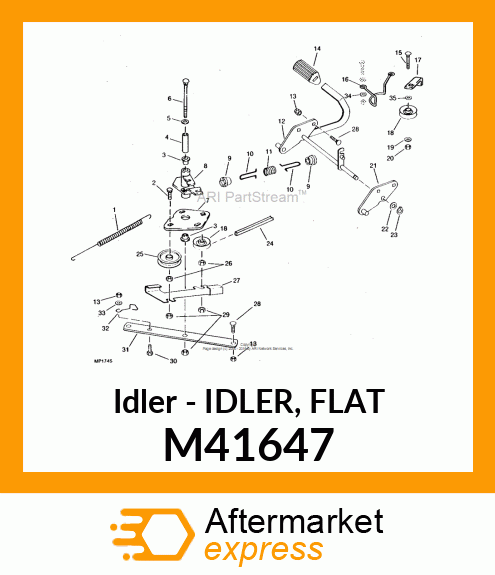 Idler - IDLER, FLAT M41647