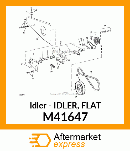 Idler - IDLER, FLAT M41647