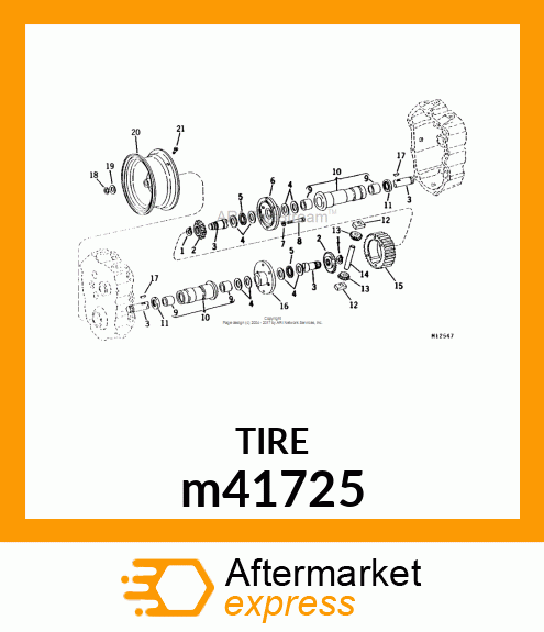 TIRE, 18 X 8.50 m41725