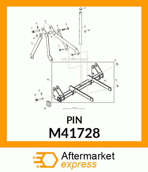 PIN, SPRING LOCKING M41728