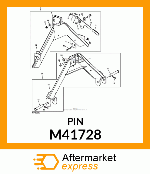 PIN, SPRING LOCKING M41728