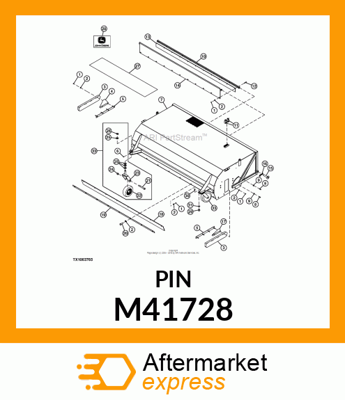 PIN, SPRING LOCKING M41728