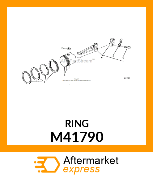 10PK Snap Ring M41790