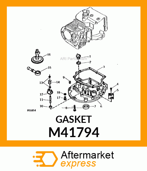 GASKET, CYLINDER HEAD COVER M41794