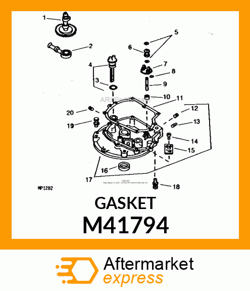 GASKET, CYLINDER HEAD COVER M41794