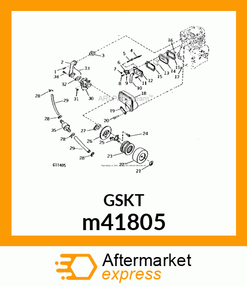 GASKET, VALVE CHAMBER COVER m41805