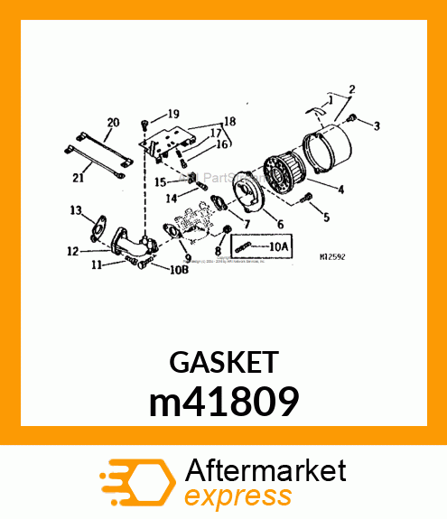 INTAKE PIPE m41809