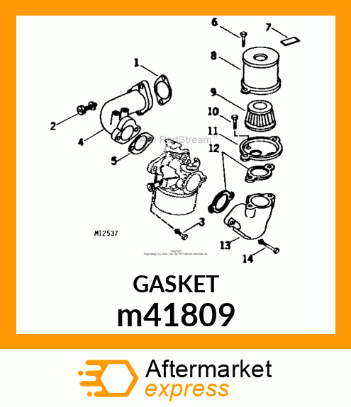 INTAKE PIPE m41809