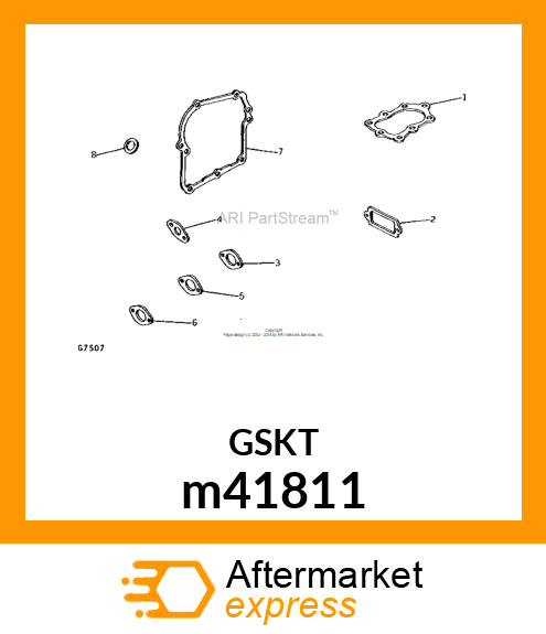 CARBURETOR GASKET m41811