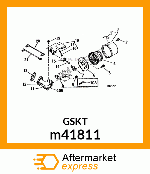 CARBURETOR GASKET m41811