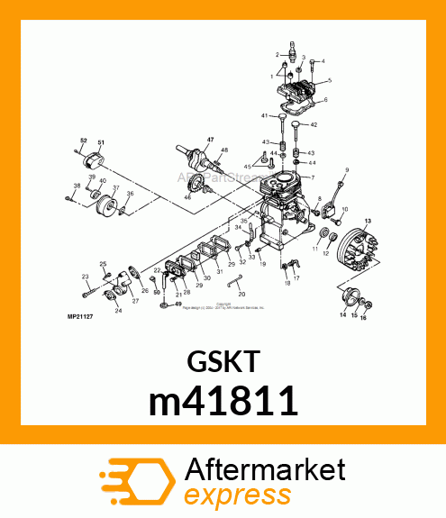 CARBURETOR GASKET m41811