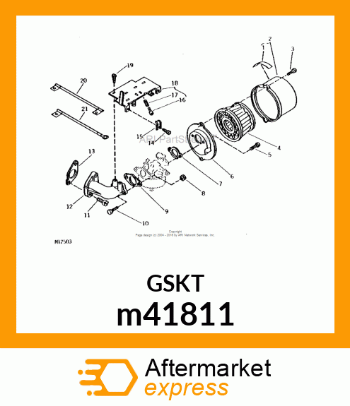 CARBURETOR GASKET m41811