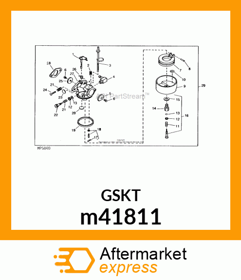 CARBURETOR GASKET m41811