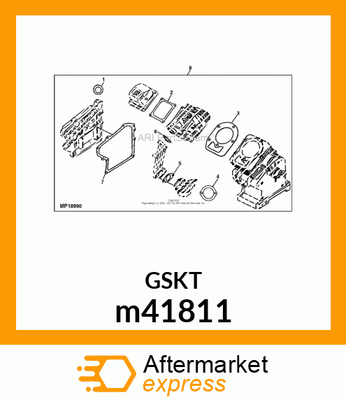 CARBURETOR GASKET m41811