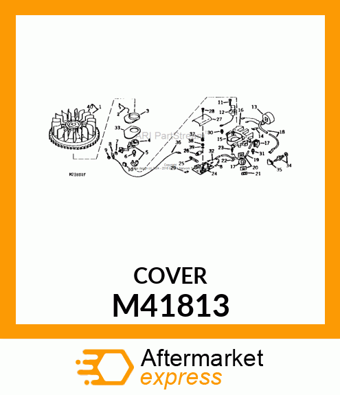 Cover - RECTIFIER PANEL COVER M41813