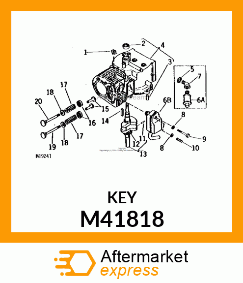 FLYWHEEL KEY M41818