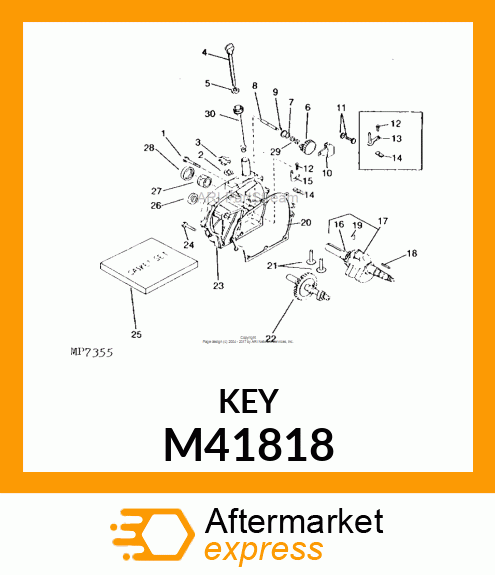 FLYWHEEL KEY M41818