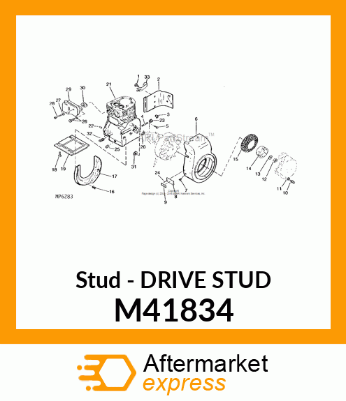 Stud - DRIVE STUD M41834