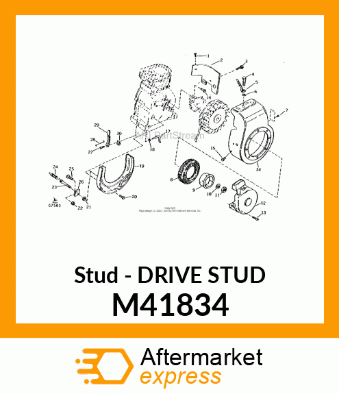 Stud - DRIVE STUD M41834