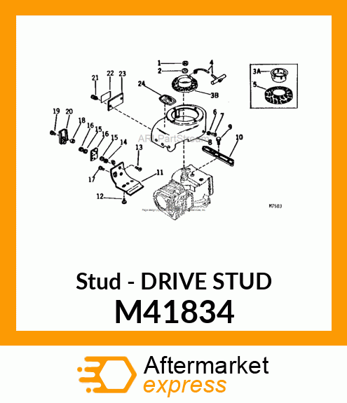 Stud - DRIVE STUD M41834