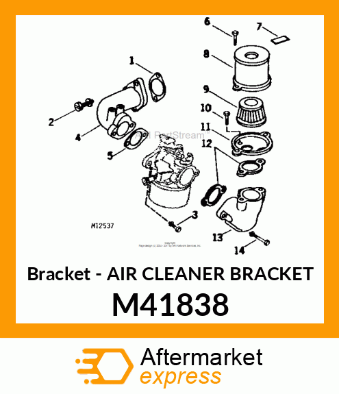 Bracket - AIR CLEANER BRACKET M41838